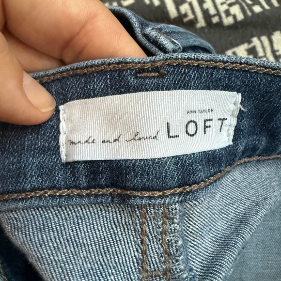 LOFT Blue Mid Rise Bootcut Women's Jeans - Picture 5 of 8